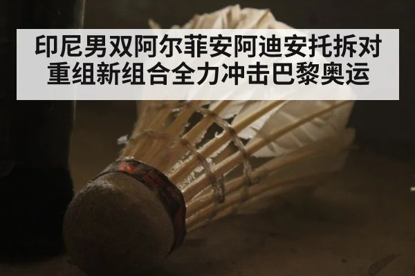 印尼男双阿尔菲安阿迪安托拆对重组新组合全力冲击巴黎奥运